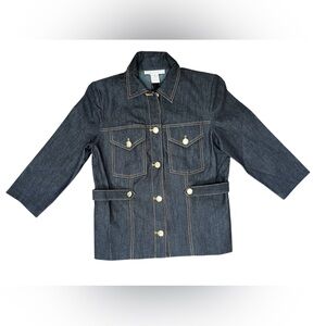 NWT Carole Wren Denim Blazer Jacket